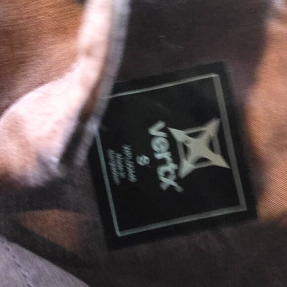 Vertx Tactical Shirt Mens Small Snap Button Front Shirt Burgundy Utility Stretch - Picture 6 of 8